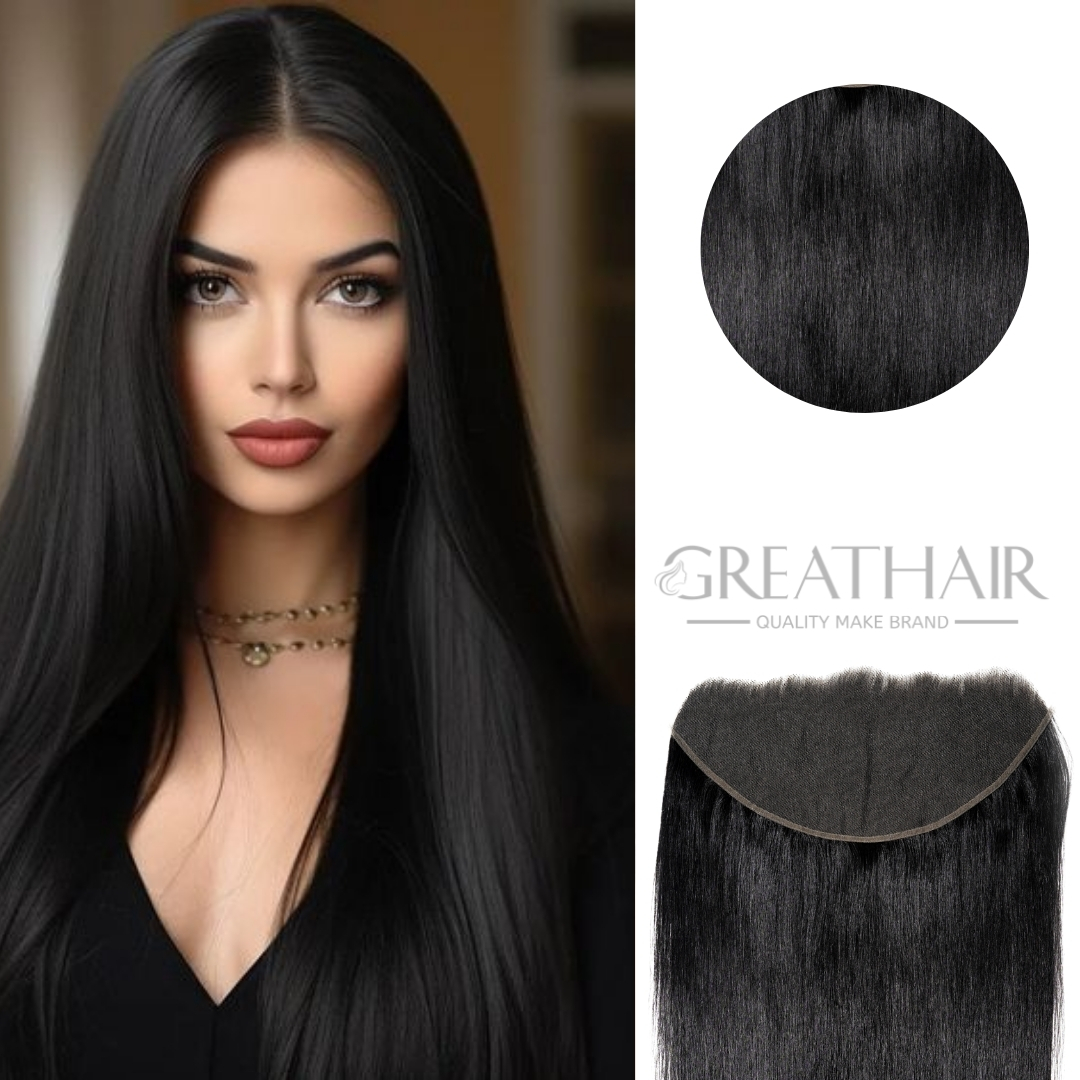 1b natural color 13x6 frontal hair extensions