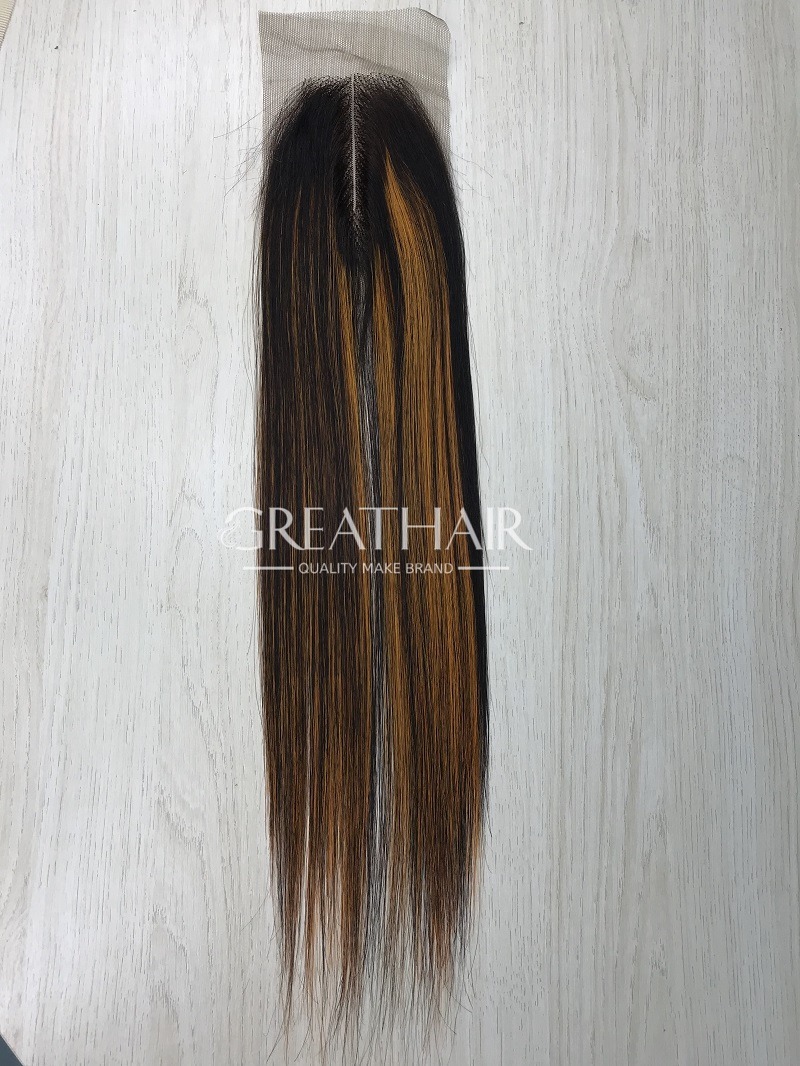 brown black color closure 2by4