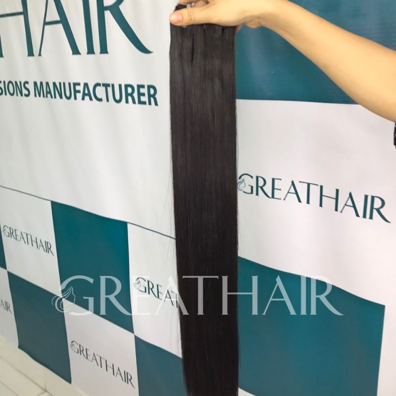 Natural color Weft Bone straight