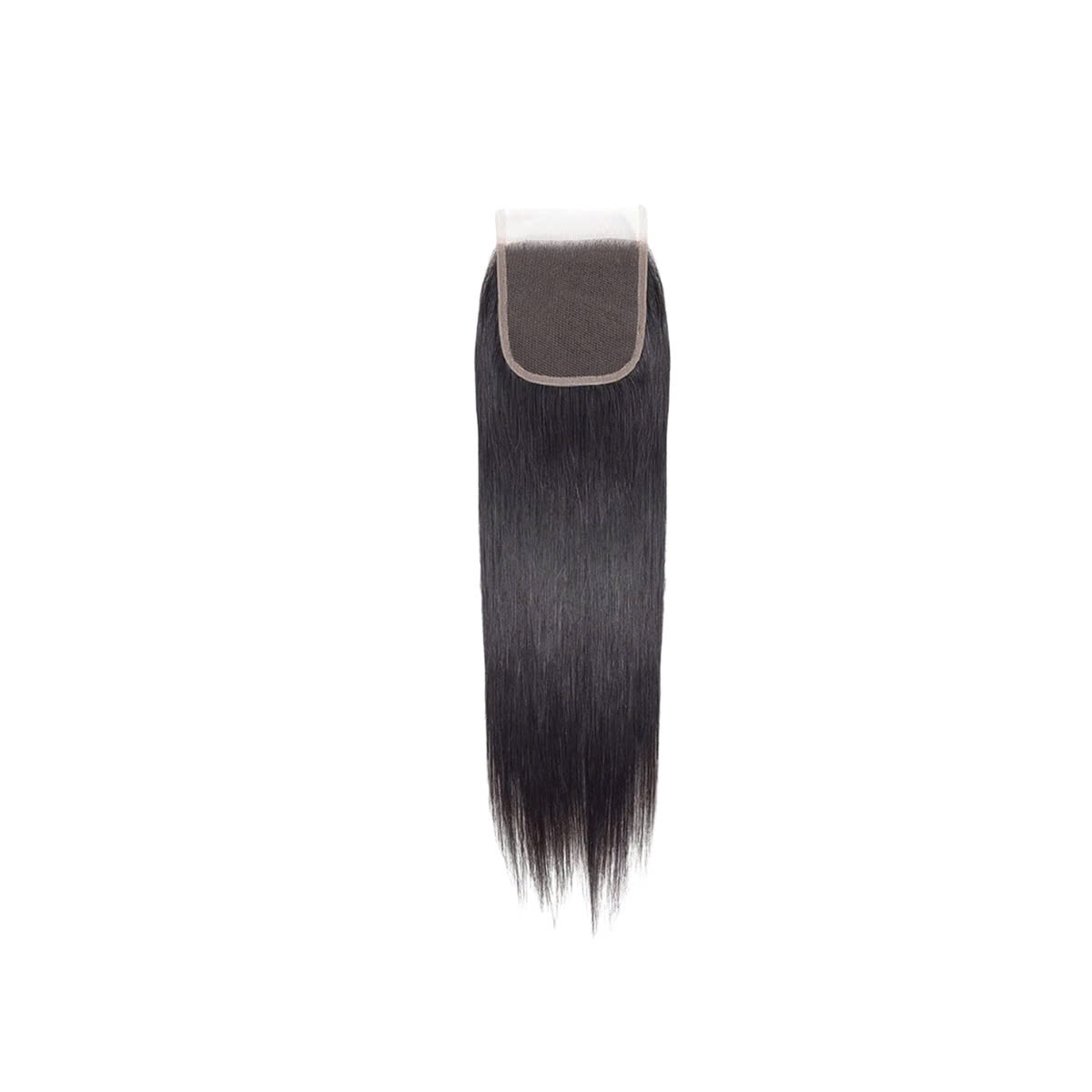 Natural color bone traight 5x5 closure hair extensions