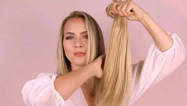 Hair extensions for short hair + hairstyles to blend extensions