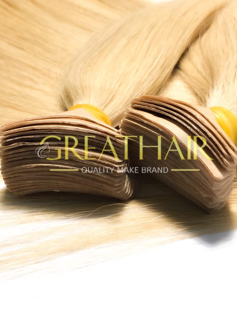 blone-color-tape-in-straight-hair-extension