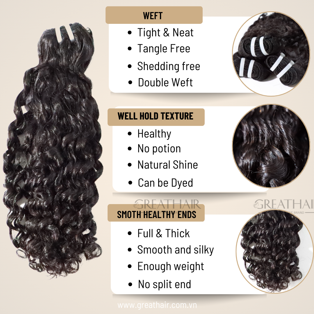 Body Wave 3 Bundles with Closure 4X4