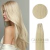 613ASH color straight weft hair extensions