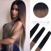 ombre black brown