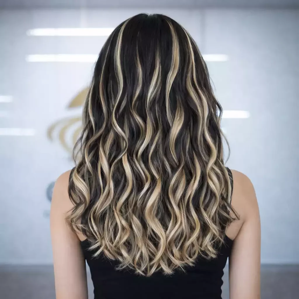Elegant Premium Blonde to Black Hair Color Clip-In Extensions | 08-26 Inch Remy Hair