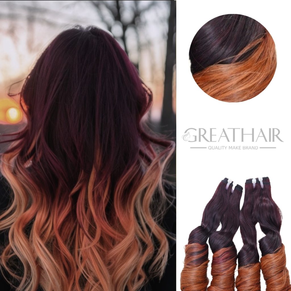 Curly Weft Hair extensions