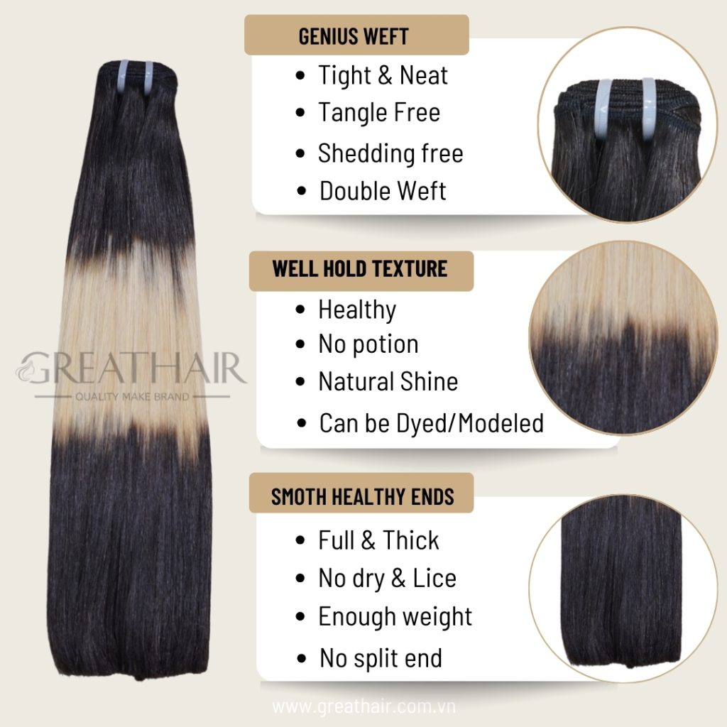 Premium Vietnamese Hair Curly Hair Extensions For Sale