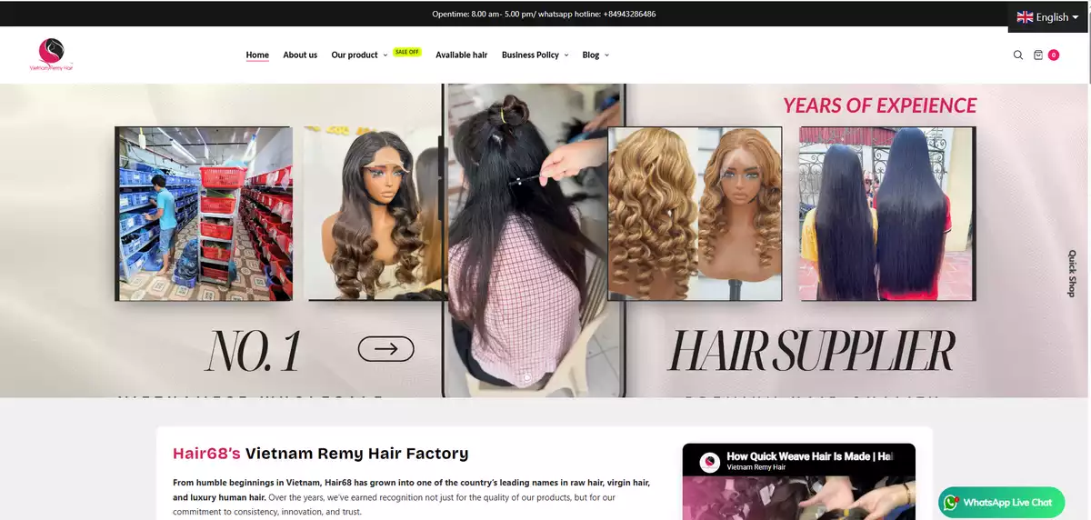Vietnam Remy Hair