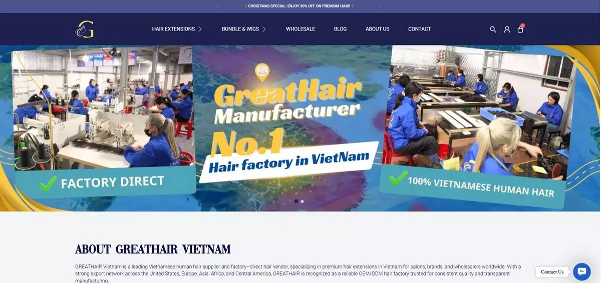 GreatHair – Vietnamese Hair Factory