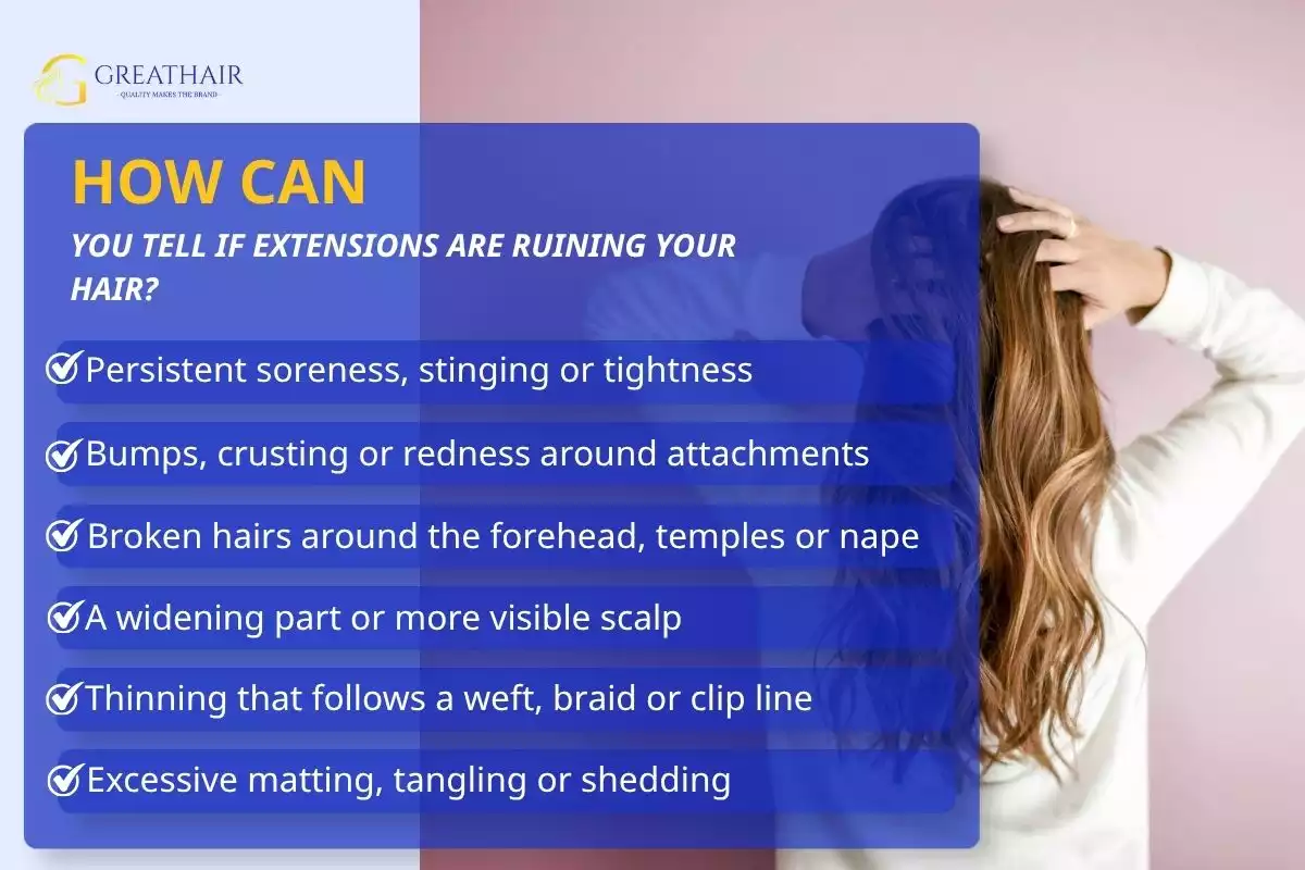 Do Hair Extensions Ruin Real Hair? 3 How Can You Tell If Extensions Are Ruining Your Hair