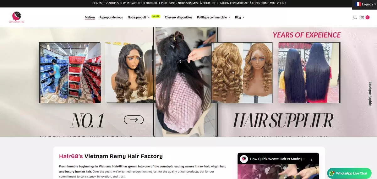 Vietnam Remy Hair