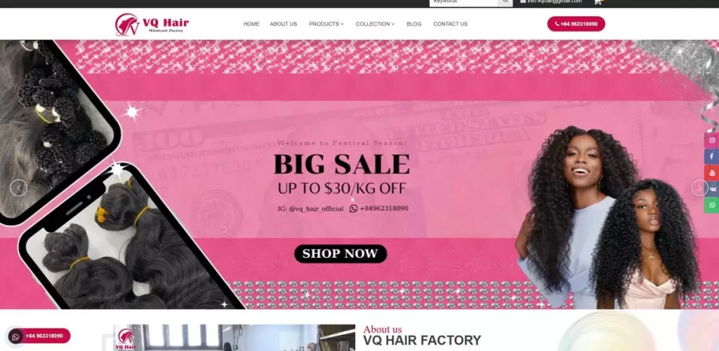 Top 8 Vietnam Wholesale Hair Factory You Must Know 10 VQ Hair