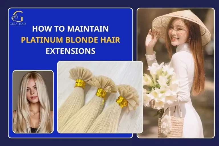 How To Maintain Platinum Blonde Hair Extensions