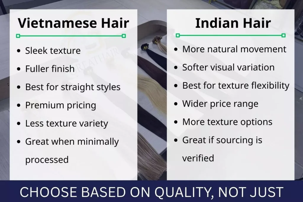 Vietnamese Hair Vs Indian Hair Details Comparison 8 Vietnamese Hair vs Indian Hair 2
