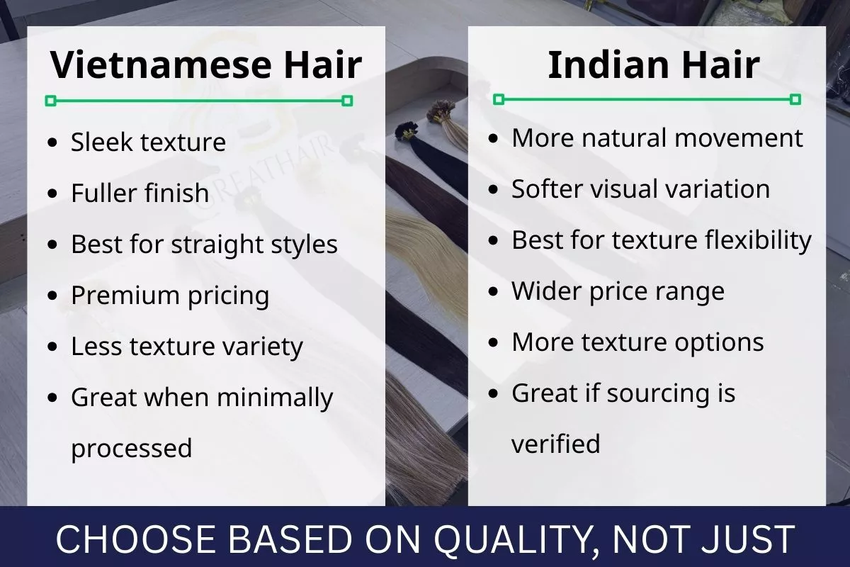 Vietnamese Hair vs Indian Hair 2