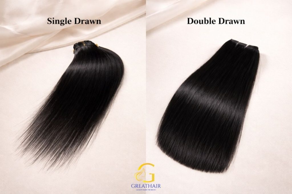 Vietnamese Hair Is Offered As Single Drawn And Double Drawn 5 Single Drawn And Double Drawn The Real Difference