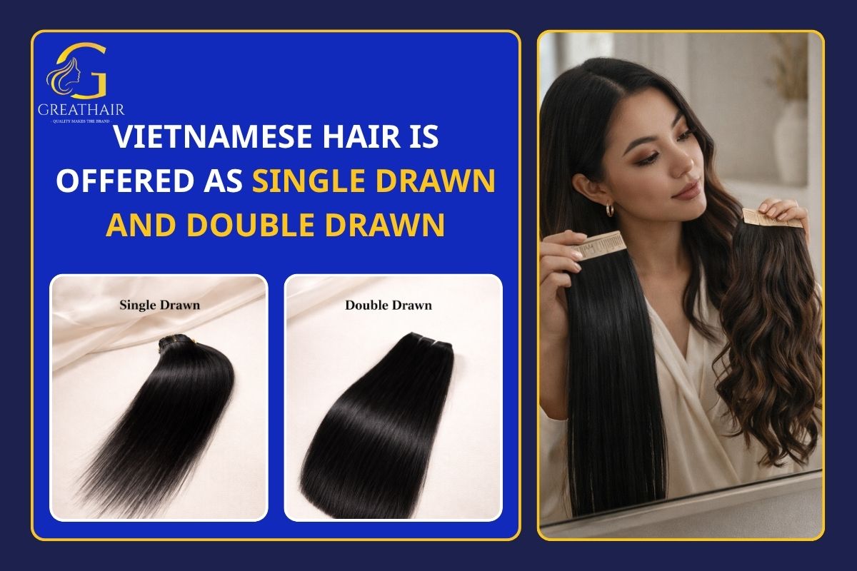 Vietnamese Hair Is Offered As Single Drawn And Double Drawn 16 Vietnamese Hair Is Offered As Single Drawn And Double Drawn