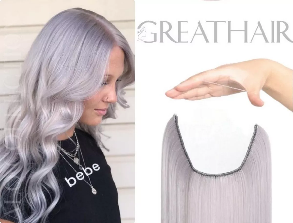 The Best Types Of Hair Extensions For Caucasian 4 Halo and Flip-In