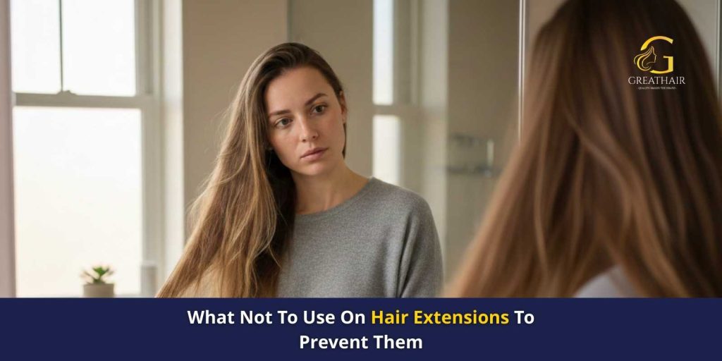 What Not To Use On Hair Extensions To Prevent Them