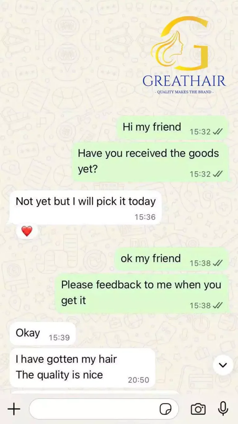 About Us Great Hair Manufacturer 6 What Our Customer Says