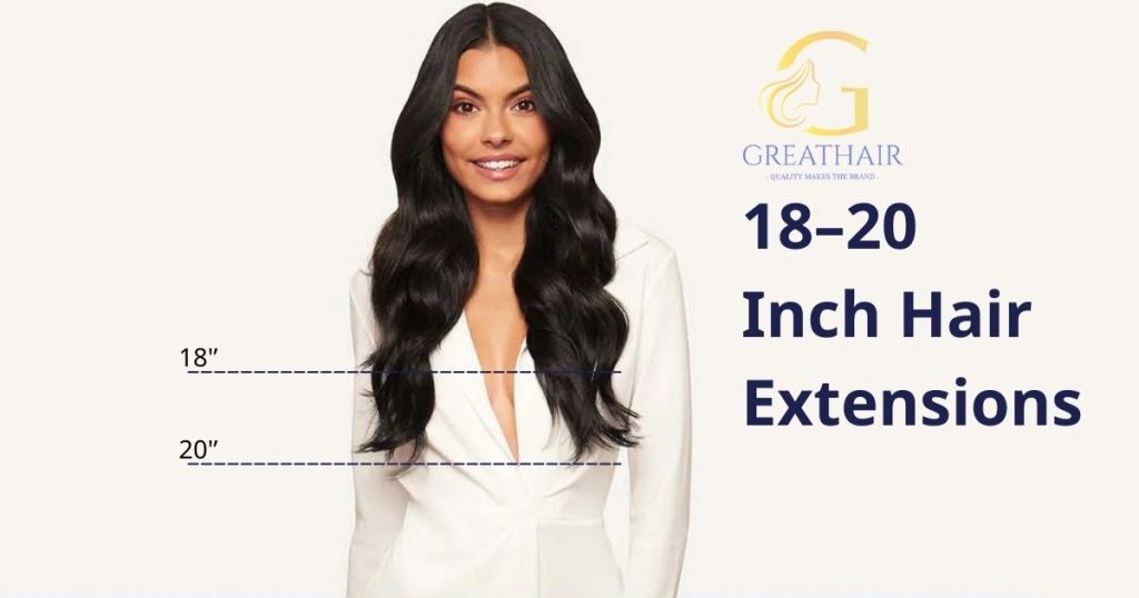 Hair Extension Lengths: Complete Guide for Wholesale Buyers 6 18–20 Inch Hair Extensions