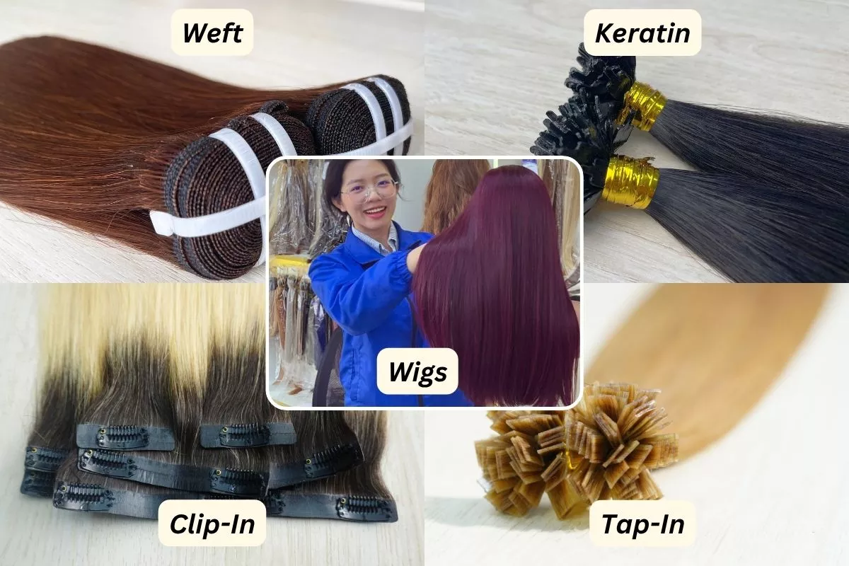Types of 18 Inch Hair Extensions