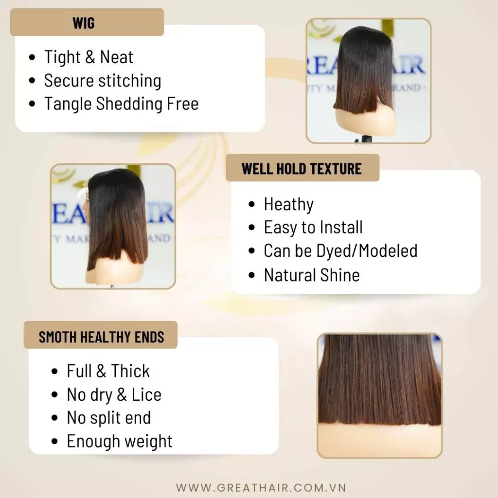 Ombre Straight HD Lace Human Hair Wig Black Brown 3 GreatHair Factory Your Foundation for Flawless Hair