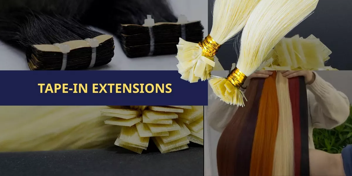 Tape-in 10 inch extensions