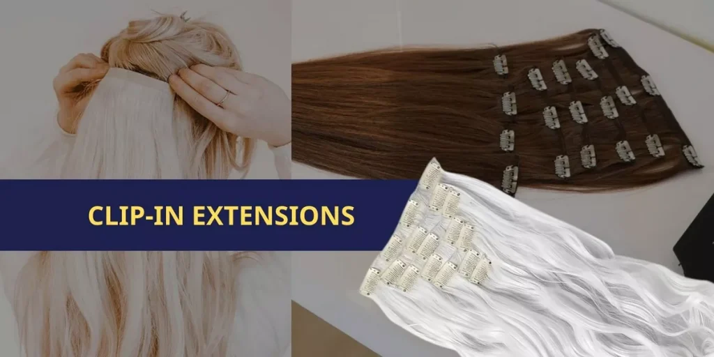 Clip-in 10 inch extensions