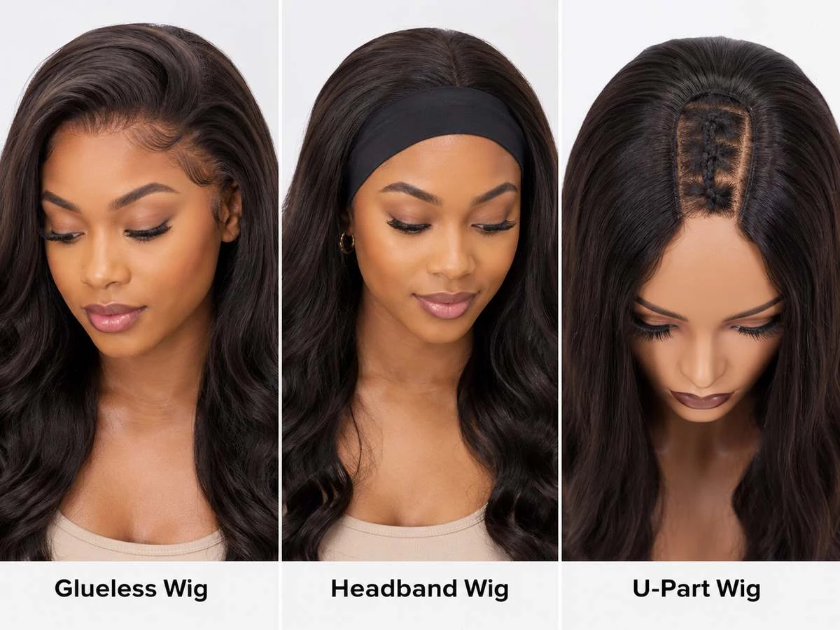 Different Types of Wigs by Cap and Installation
