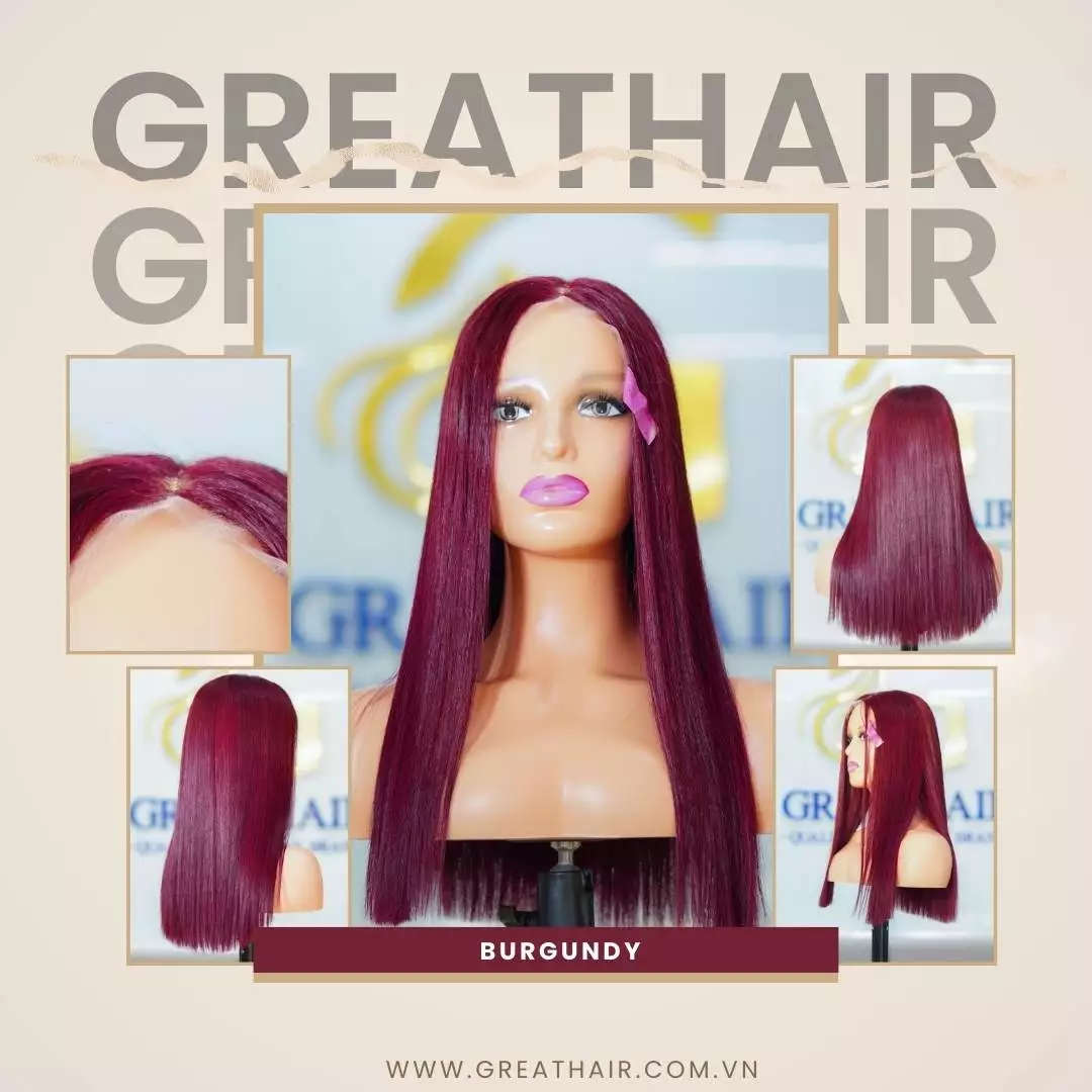 straight-hd-lace-human-hair-wig-burgundy (2) Straight HD Lace Human Hair Wig - Burgundy