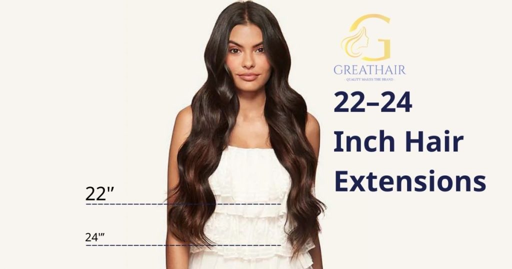 22 Inch Hair Handbook Length Style Care & Comparison Tips 6 22 Inch Hair vs 18 Inch & 20 Inch Hair
