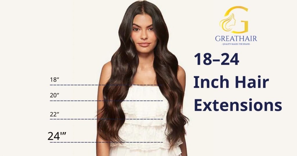 24 Inch Hair Handbook Length Style Care & Comparison Tips 6 how long is 24 inch hair