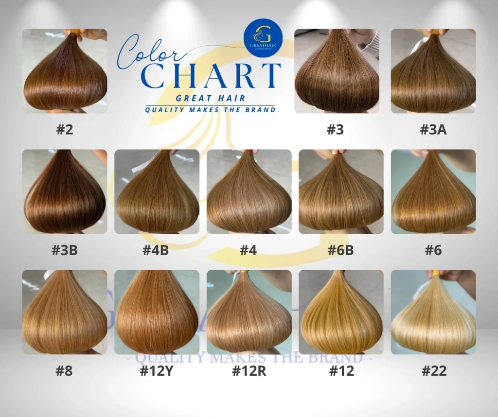 Greathair Color Chart 1 Greathair Color Chart