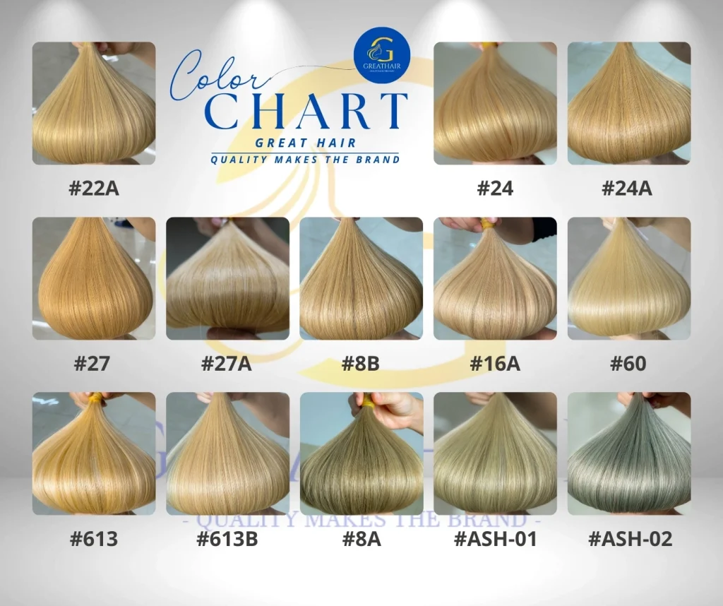 Greathair Color Chart 2 Greathair Color Chart