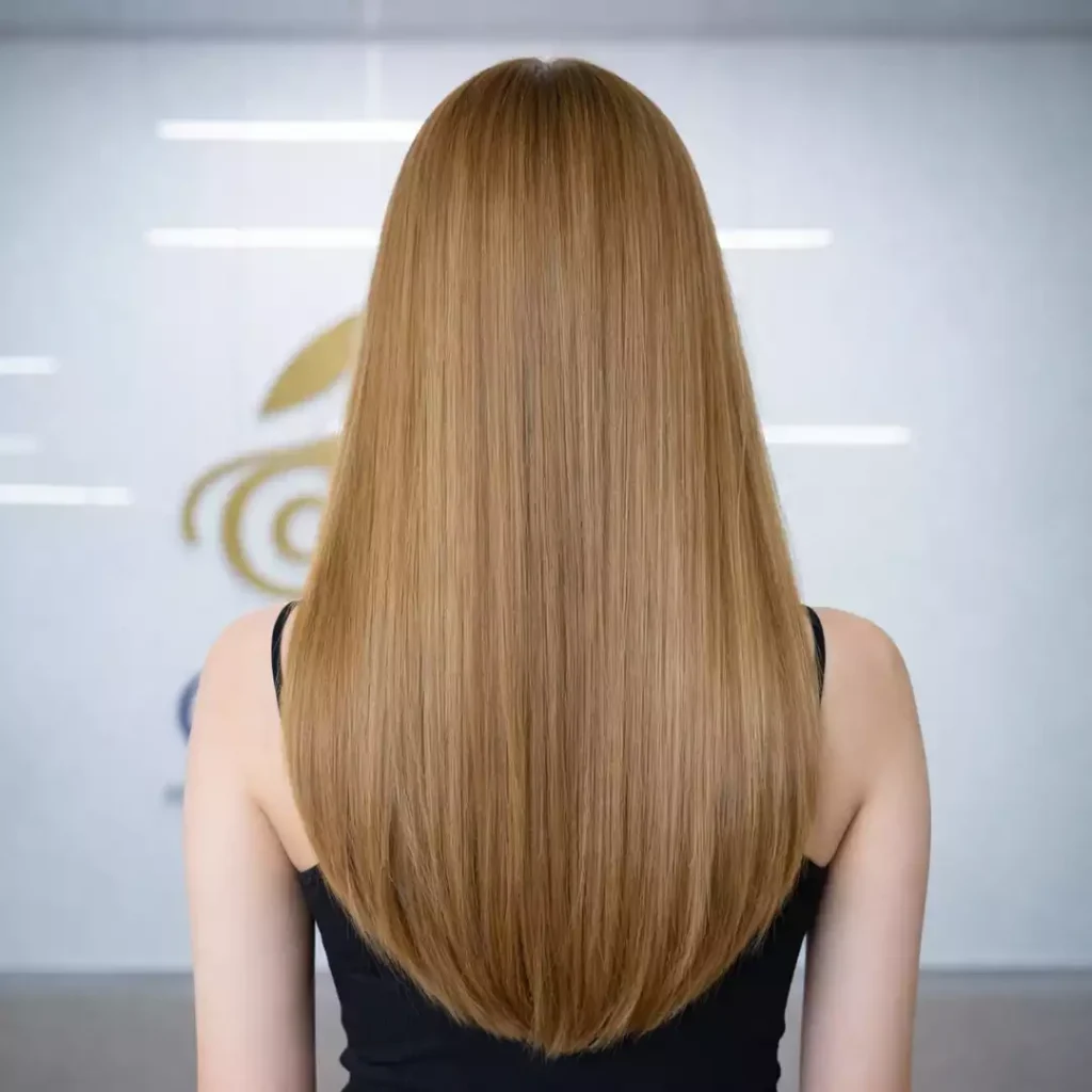 Natural Light Brown (6B) Straight K-tip Extensions