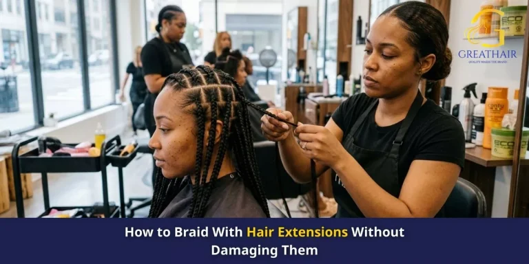 How to Braid With Hair Extensions Without Damaging Them