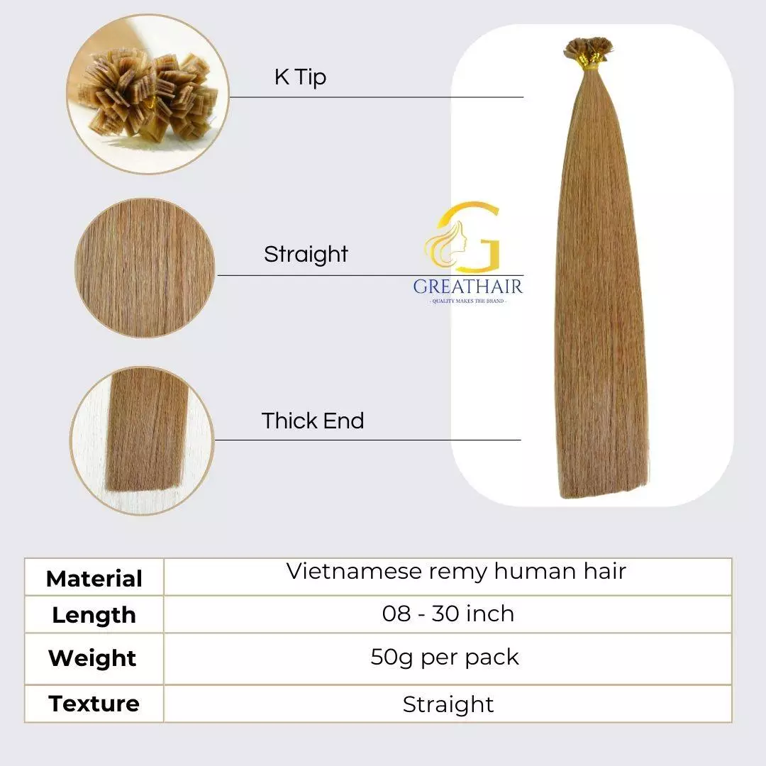 natural-light-brown-6b-straight-k-tip-extensions2 Natural Light Brown (6B) Straight K-tip Extensions