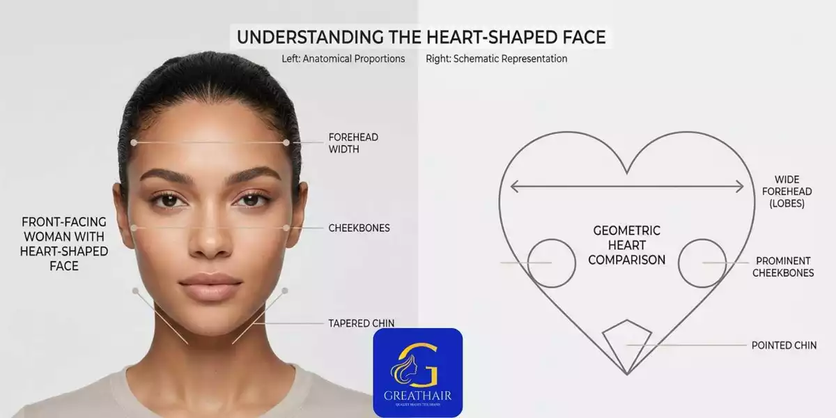7+ Best Curly Hairstyles for Heart Shaped Faces 3 understanding the heart-shped face