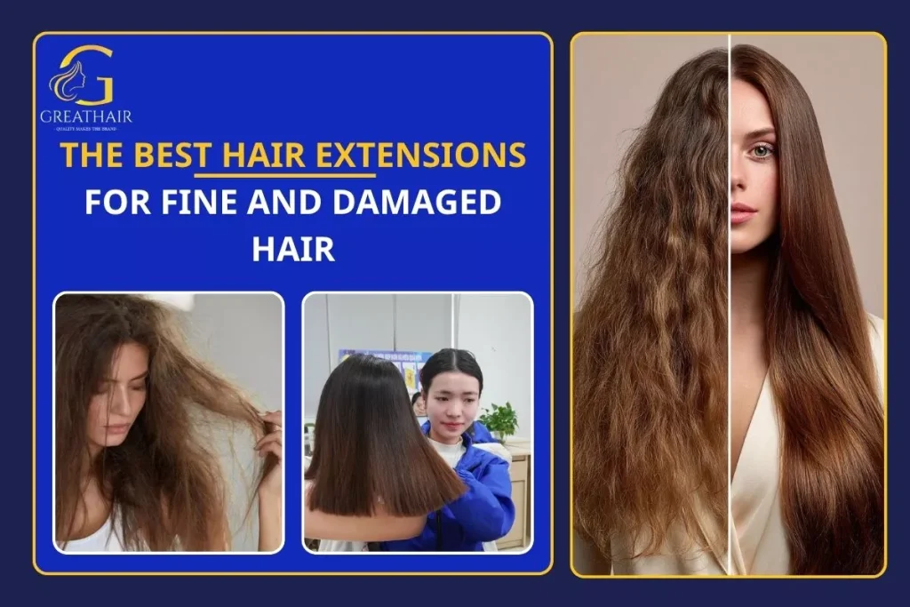 The Best Hair Extensions for Fine and Damaged Hair