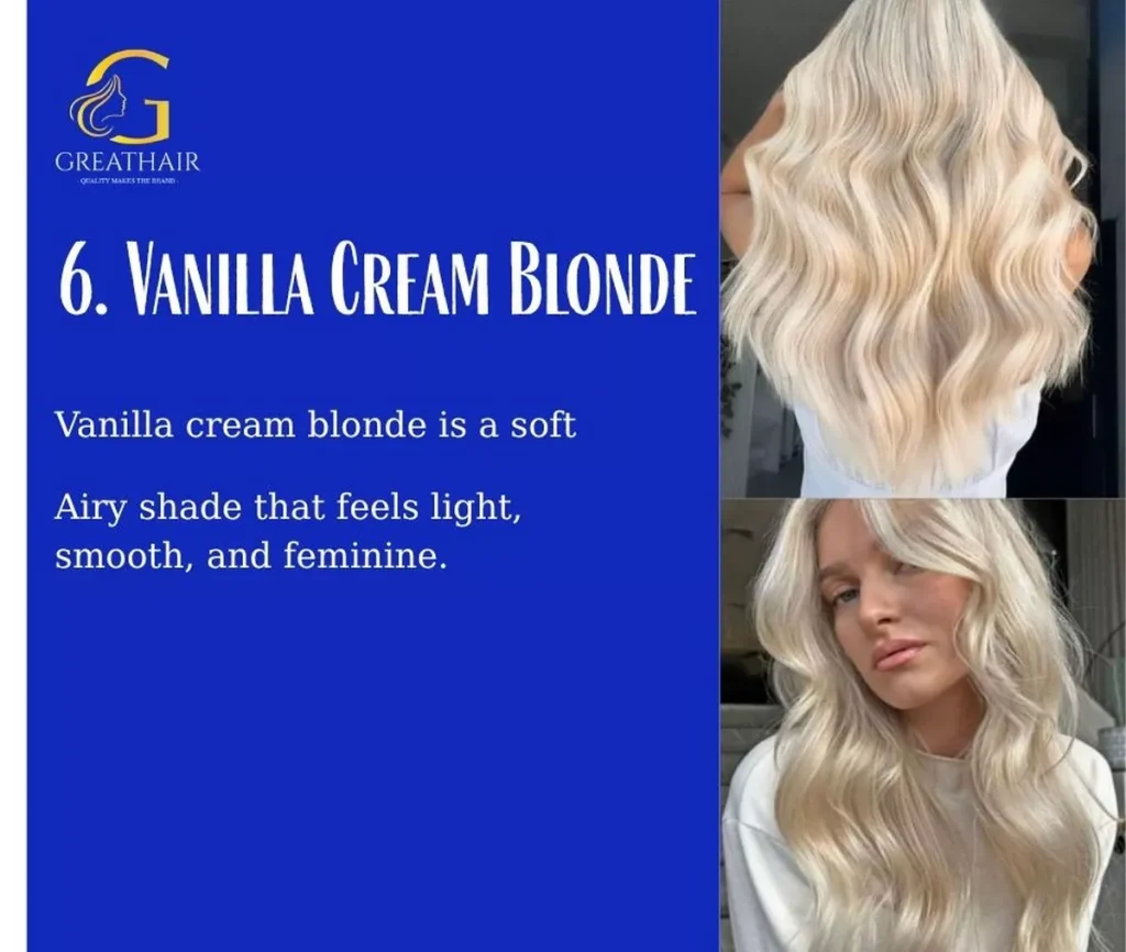 Best Blonde Hair Color Ideas for Spring 2026: 13 Styles to Try Now 16 Vanilla Cream Blonde Hair Color