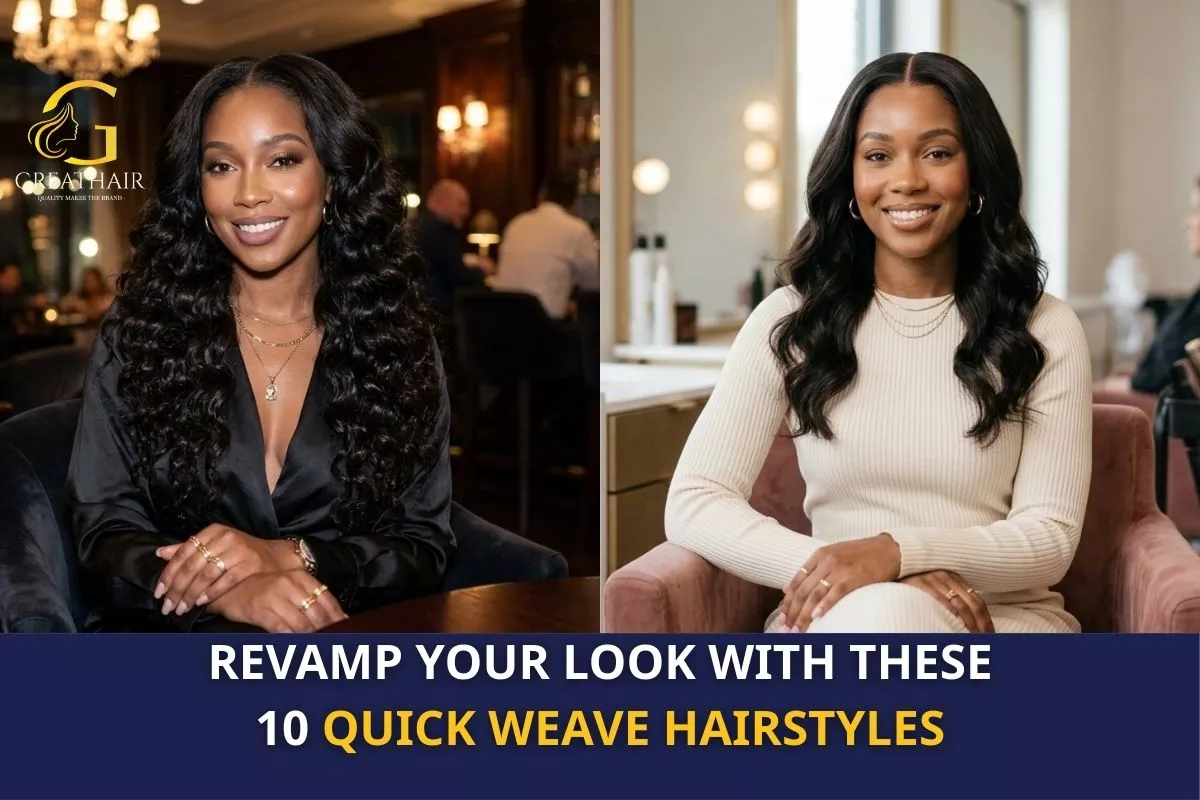 Revamp Your Look with These 10 Quick Weave Hairstyles 15 Quick Weave Hairstyles