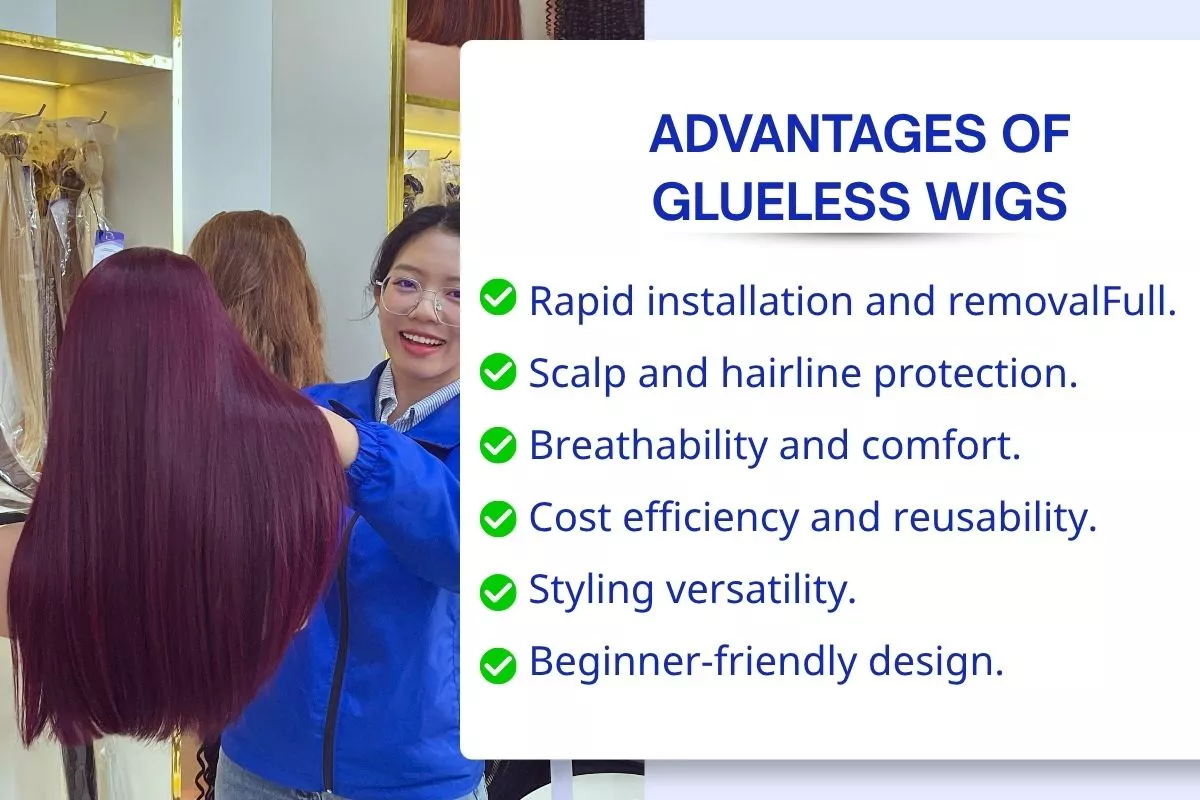 Glueless Wig Everything You Need To Know 3 Advantages of Glueless Wigs