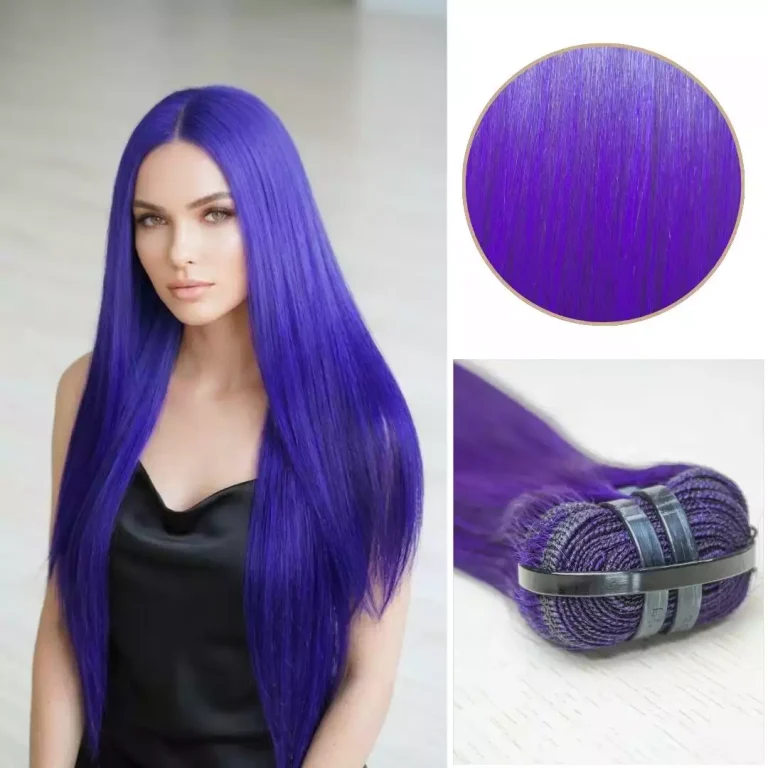Beautiful Premium Violet Hair Extensions