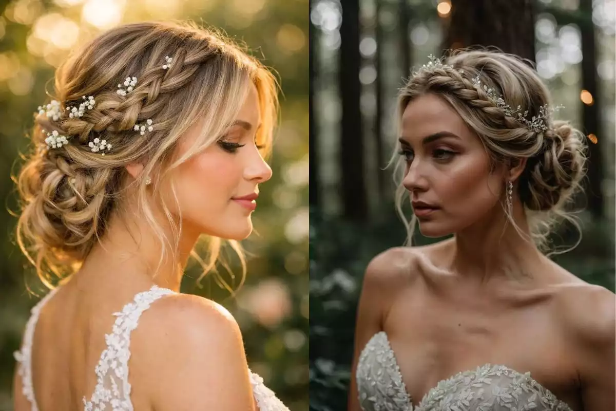 Boho Braided Updo