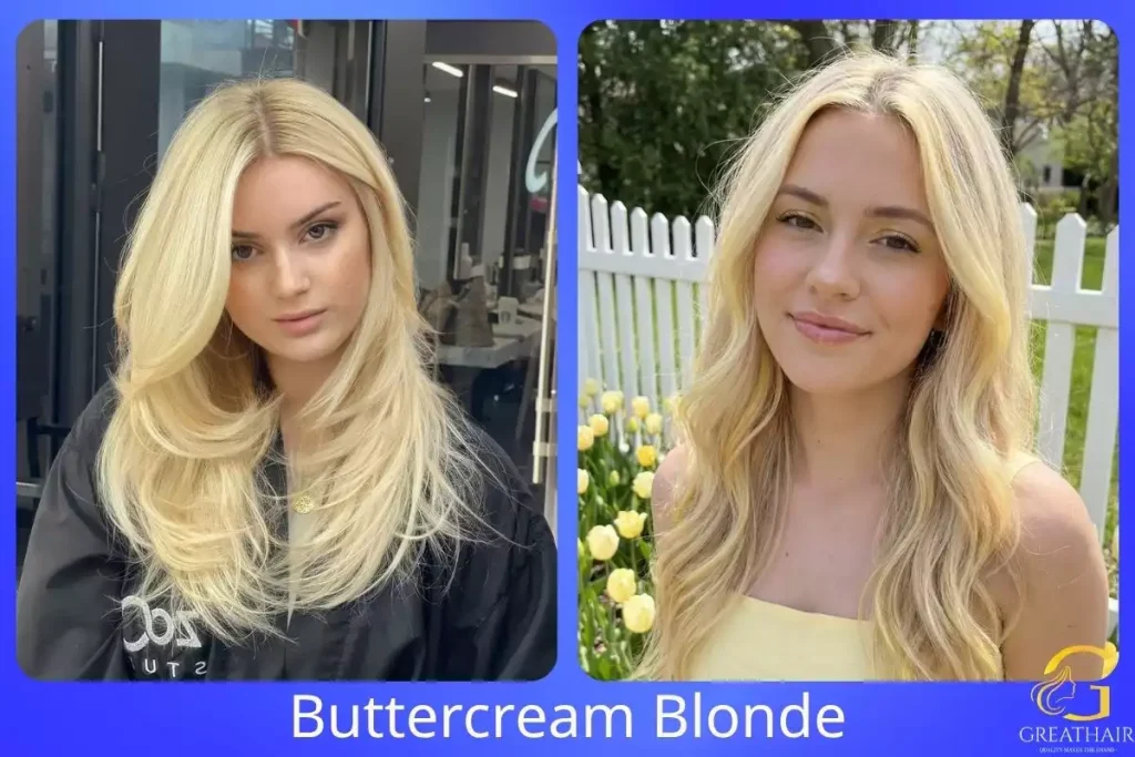 9+ Trendy blonde hair colors Salon-Quality Looks for All Year 3 Buttercream Blonde