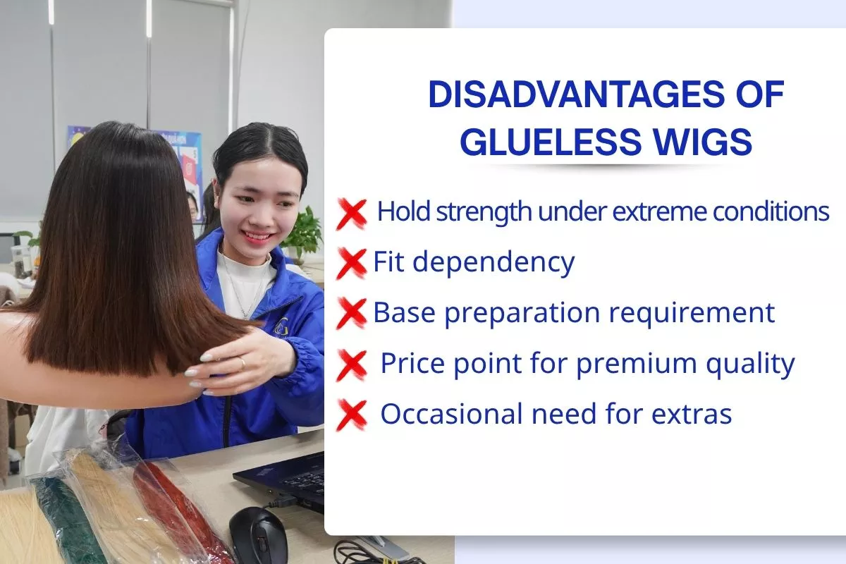 Glueless Wig Everything You Need To Know 4 Disadvantages of Glueless Wigs