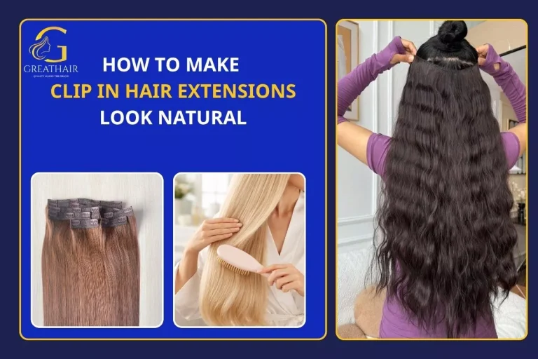 How To Make Clip In Hair Extensions Look Natural