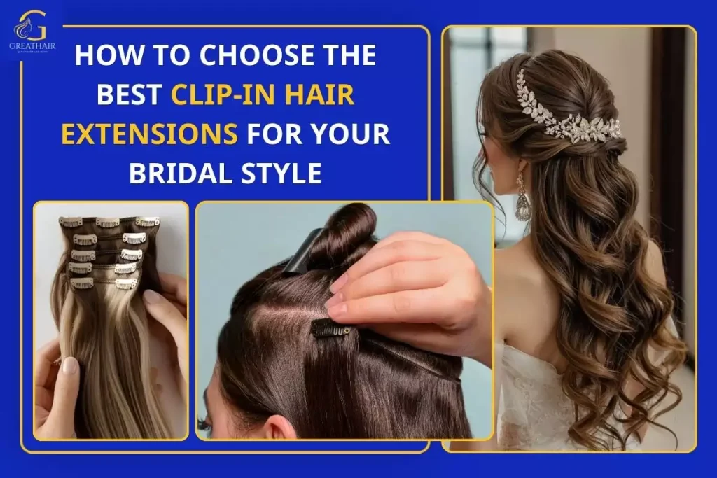How to Choose the Best Clip-In Hair Extensions for Your Bridal Style
